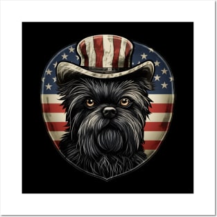 Affenpinscher 4th of July Posters and Art